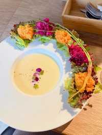 【大分グルメ】美味しいパスタと映えなサラダとスープ🥗💐