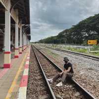 ความประทับใจสถานีรถไฟบ้านกรูด ติดทะเล