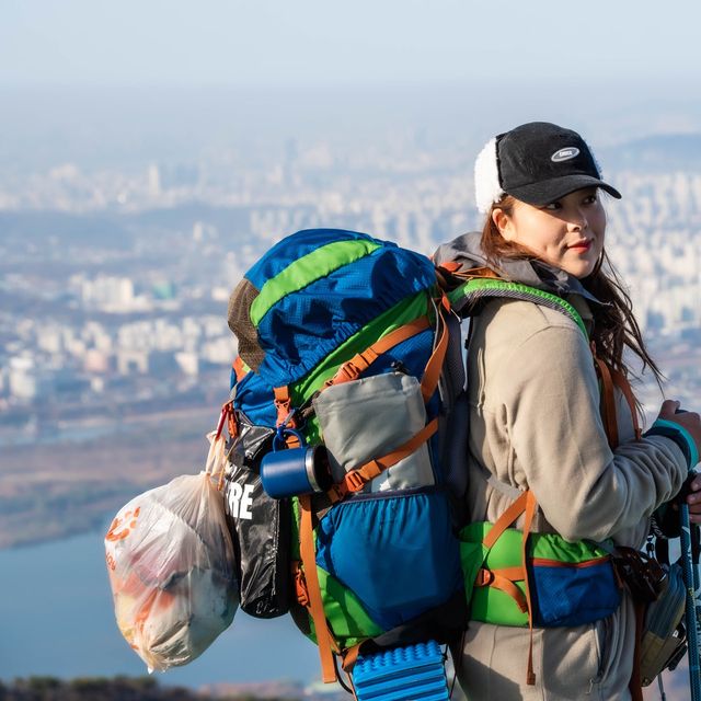 680m에서 보는 캠핑의 야경의 맛🤍
