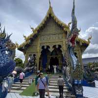 Blue temple in Chiang Rai, Thailand 