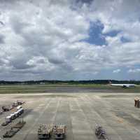 Observation deck view at Narita airport 