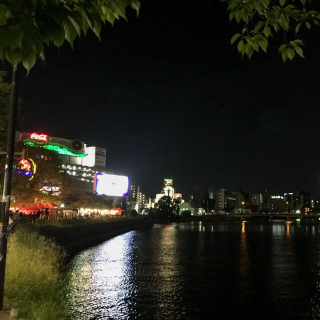 후쿠오카 낭만의 밤   ‘나카스 포장마차거리‘