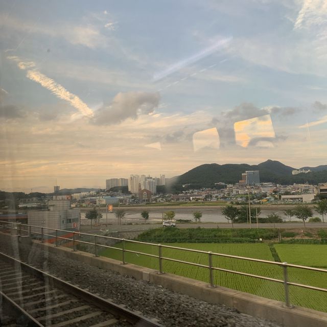 대천 해수욕장 기차여행