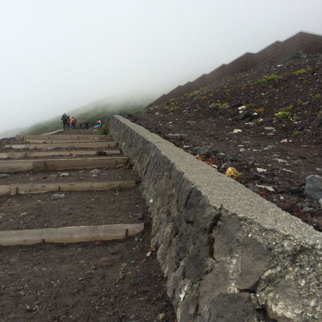 hike up to Mount Fuji