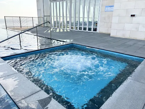 🇰🇷오션뷰가 환상적인 루프탑 인피니티풀 “스카이베이 경포”