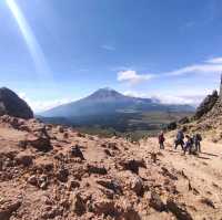 Hiking at National Park Iztatcihuatl 