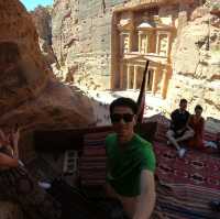 Petra is a famous archaeological site in Jordan