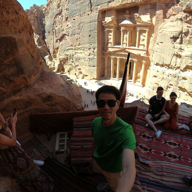 Petra is a famous archaeological site in Jordan