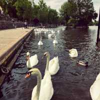 The riverside pier in Windsor