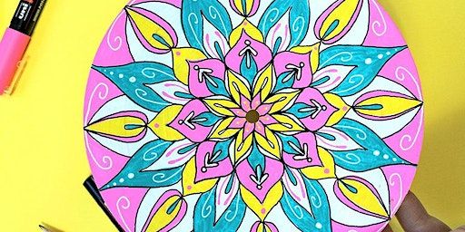 Creativity & Relaxation Workshop, Leicester - Create your own Mandala | Exhale Studio in Clarendon Park