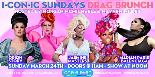I·CON·IC Sundays Drag Brunch - March 24 | one eleven bar