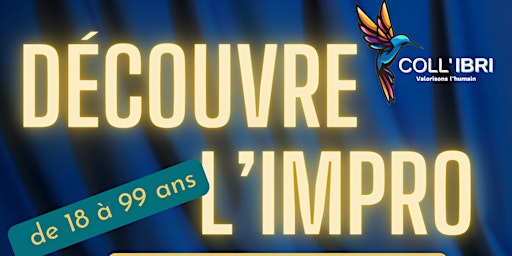Découvre l'impro de 18 à 99 ans | Salle Municipale