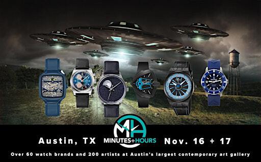 Minutes + Hours Watch and Art Show - Austin, TX - November 16 + 17, 2024 | Ao5 Gallery