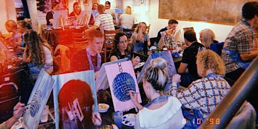 Boozy Brushes, Disco Sip and Paint Party! Glasgow | Blue Dog