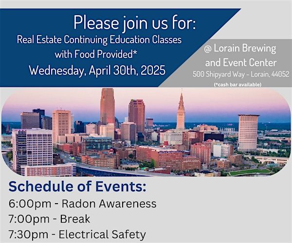 LBC CE Classes | Lorain Brewing Company and Event Center