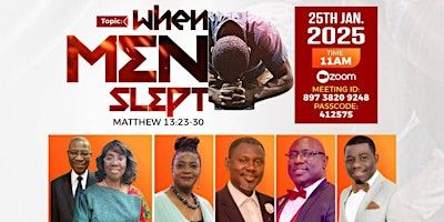 WHEN MEN SLEPT | Harris Academy Orpington, Tintagel Rd, Orpington BR5 4LG