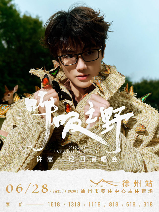 許嵩2025「呼吸之野」巡迴演唱會 徐州站｜演唱會 | 徐州市奧體中心主體育場