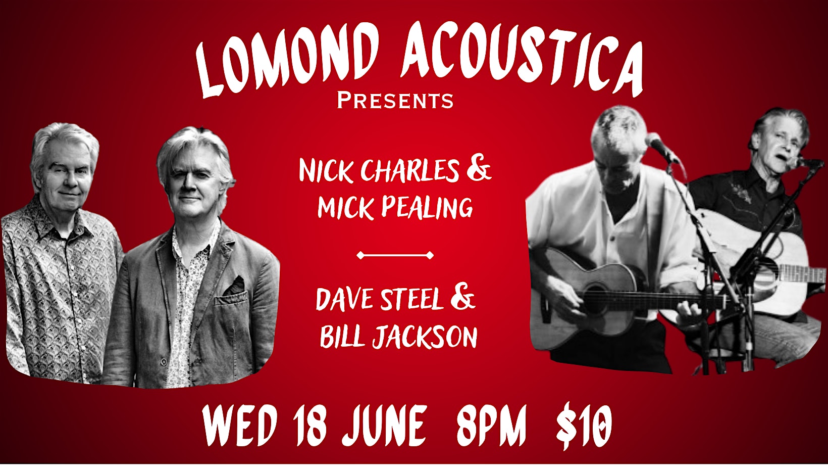 Mick Pealing & Nick Charles | Bill Jackson & Dave Steel at The Lomond. | The Lomond Hotel