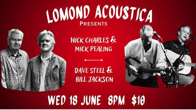 Mick Pealing & Nick Charles | Bill Jackson & Dave Steel at The Lomond. | The Lomond Hotel