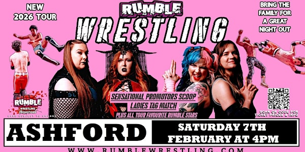Rumble Wrestling  comes to Ashford including LADIES TAG MATCH | Stour Centre