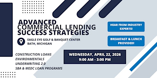 Element 22 - Advanced Commercial Lending Success Strategies | Eagle Eye Banquet Center