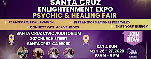 SoulSearch Santa Cruz Enlightenment Expo Psychic & Healing Fair | Santa Cruz Civic Auditorium
