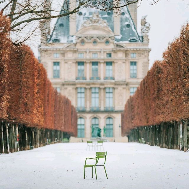 Tuileries Garden on Snow