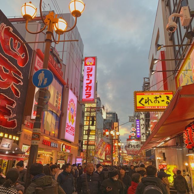 [일본]오사카 도톤보리의 화려함⭐️