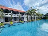 Luxury pool and resort on Sentosa Island
