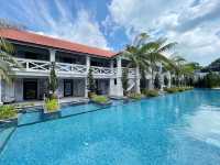 Luxury pool and resort on Sentosa Island