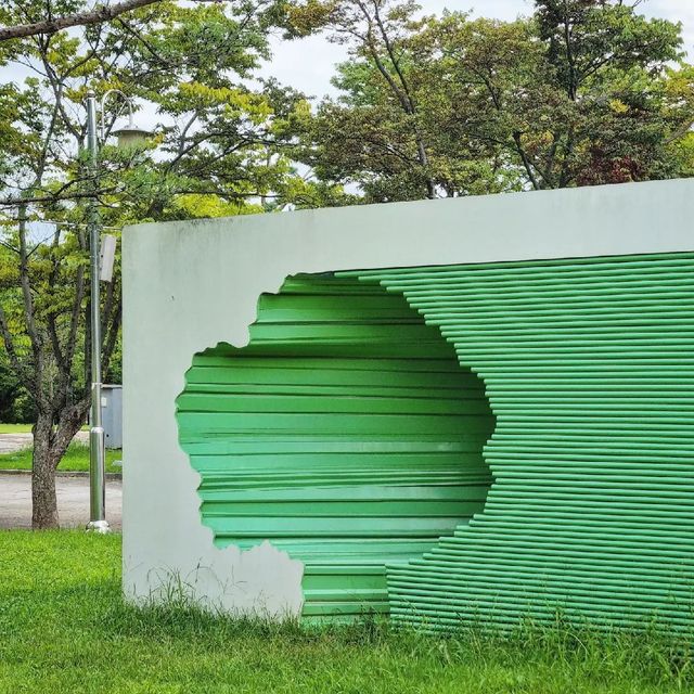 축제 중인 설봉국제조각공원