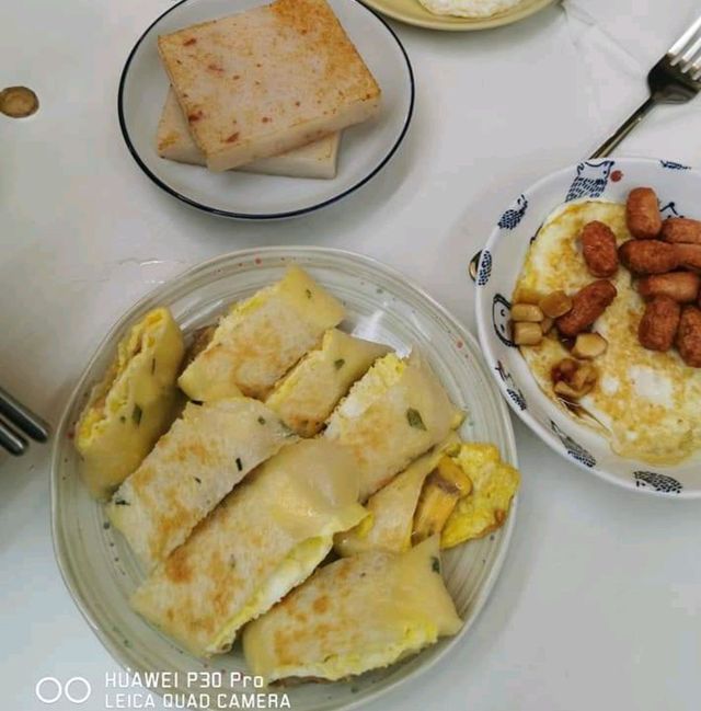 亮晶晶早餐店，巷子裡的美味早餐