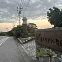 Very low profile town with beautiful view