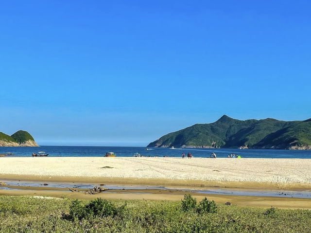 鹹田灣捉住夏天尾巴