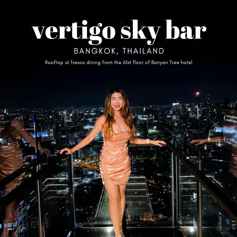 Classy rooftop skybar overlooking Bangkok
