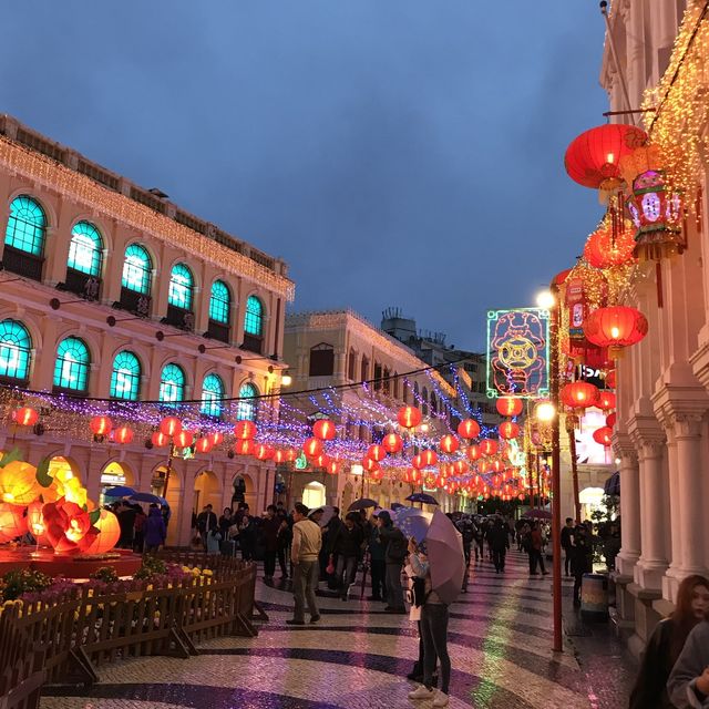 【🇨🇳中国・マカオ】イルミネーションと街並みがきれい⛪️