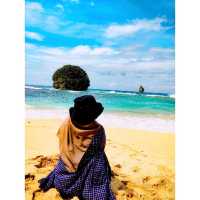 The Watu Leter Beach Malang