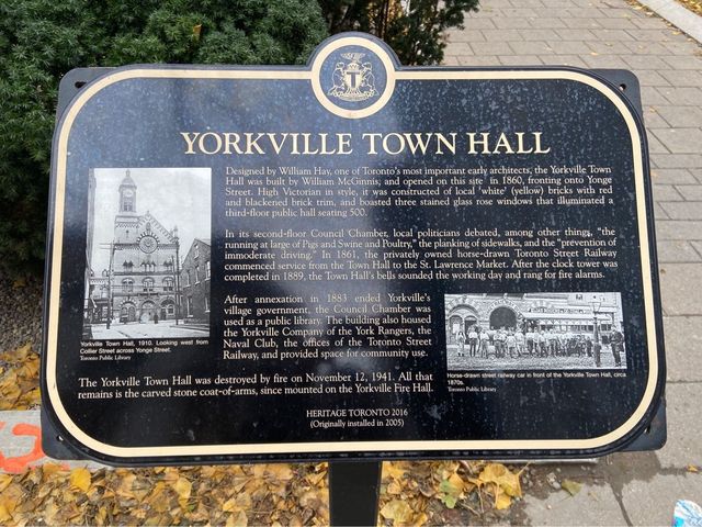 Yorkville Village and Yorkville Town Hall