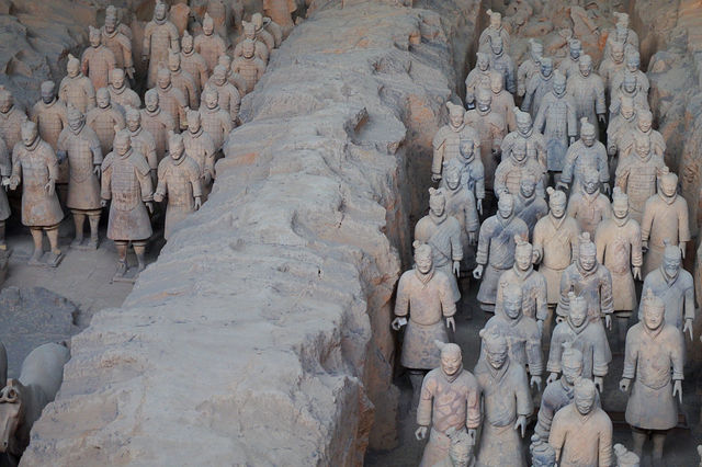 Xi'an and the Terra-cotta Soldiers, China Xi'an and the Terra-cotta Soldiers, China