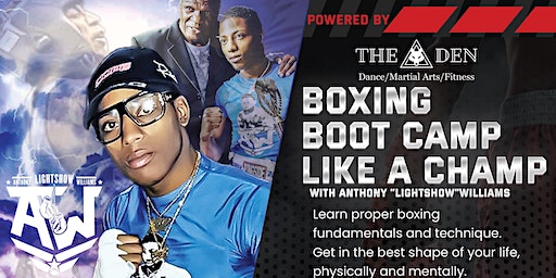 FREE TICKETS | “Anthony Williams” BOXING YOUTH BOOTCAMP GRAND RAPIDS MI | 2335 Burton St SE