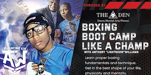 FREE TICKETS | “Anthony Williams” BOXING YOUTH BOOTCAMP GRAND RAPIDS MI | 2335 Burton St SE