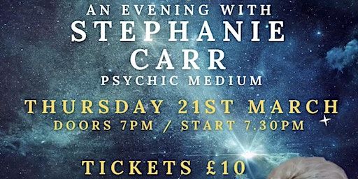 An evening with psychic medium Stephanie Carr | Arlingtons