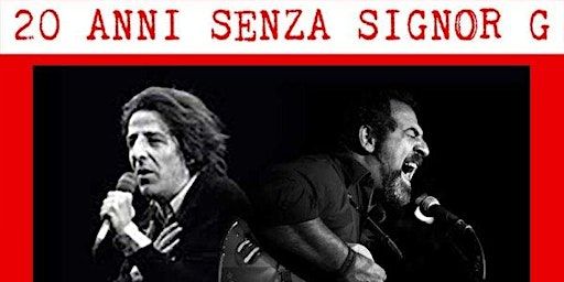 20 ANNI SENZA IL SIGNOR G, Recital dedicato a Giorgio Gaber | Teatro Nuovo Valleggia