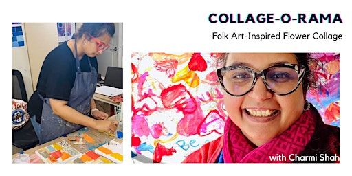 Folk Art-Inspired Flower Collage with Charmi Shah | Slip Gallery