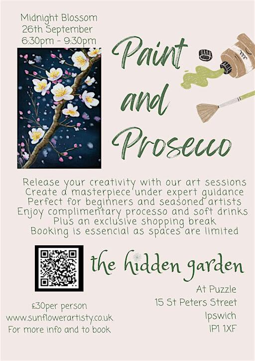 Paint and Prosecco Workshop | 15 St Peter's St