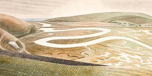 Eric Ravilious in Watercolour - Learn to paint Sussex Downs | Seven Sisters Country Park - Visitor Centre