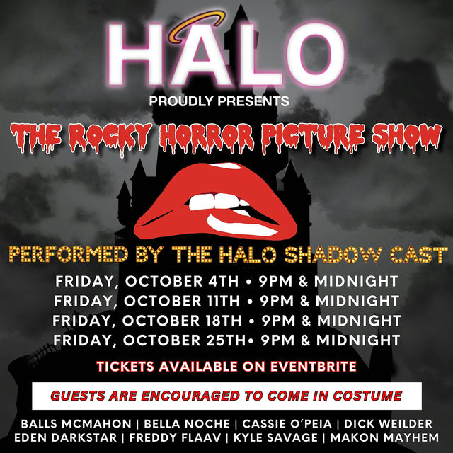 Rocky Horror Picture Show Drag Shadow Cast | Halo Nightclub