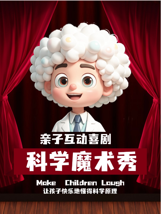 《兒童科學魔術互動秀》(昆明)｜曲苑雜壇 | 喜劇大篷車(新迎劇場)