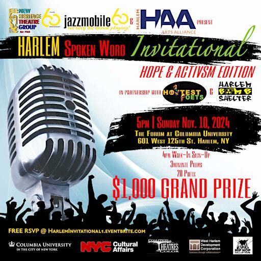 Harlem Spoken Word Invitational | The Forum at Columbia University
