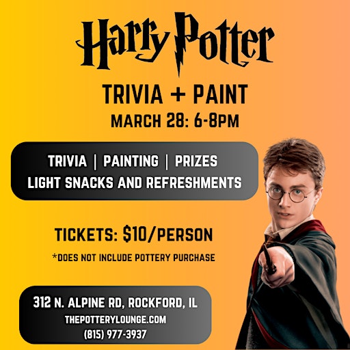 Harry Potter y Trivia Paint 312 N Alpine Rd Tickets Dates harry-potter-y-trivia-paint-312-n-alpine-rd-tickets-dates